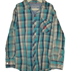 US Polo Assn Boys size 5/6 button down shirt